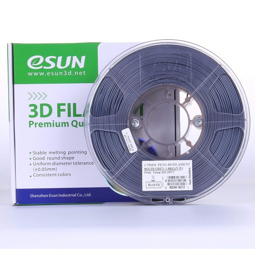 Esun 1.75 mm Gri ( Solid Grey ) PETG Filament 1000Gr