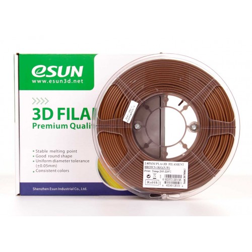 Esun 1.75 mm Kahverengi ( Brown ) PLA Plus Filament 1000Gr