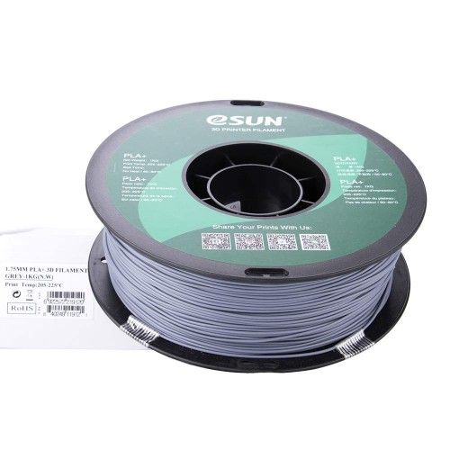 Esun 1.75 mm Gri ( Grey )PLA Plus Filament 1000Gr