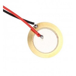 50mm Piezo Disk Kablolu