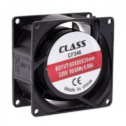 80X80X38 AC 220 Volt Fan