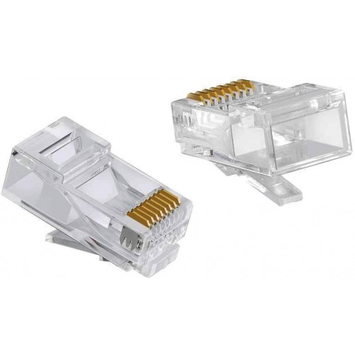 Cat6 RJ45 plug ( Ethernet Konnektörü )