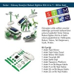 6 in 1 Solar Güneş Enerjisi Robot Eğitim Kiti